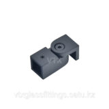 Крепление трубы 15×15 к стене, регулируемый угол 0°-180°|147-B | нержавеющей стали 304 |Черный|