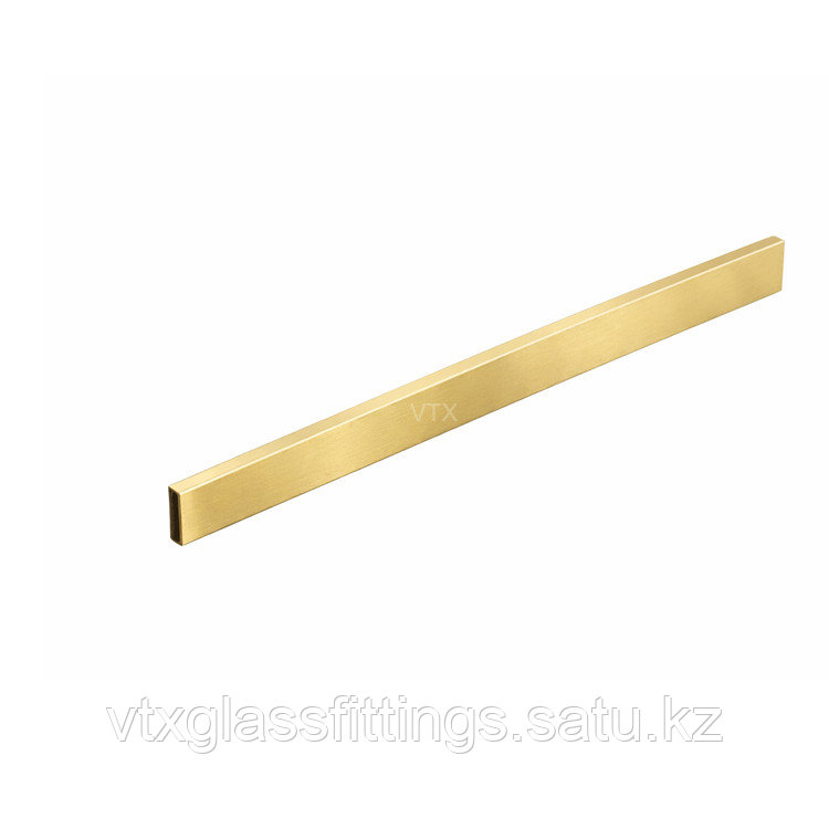 Труба профильная 30х10х1,5|нержавеющая сталь 304 3000мм|брашированное золото