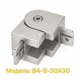 Соединитель для алюминиевого поручня 30×30 мм для лестничных, балконных и стеклянных ограждений,Матовое